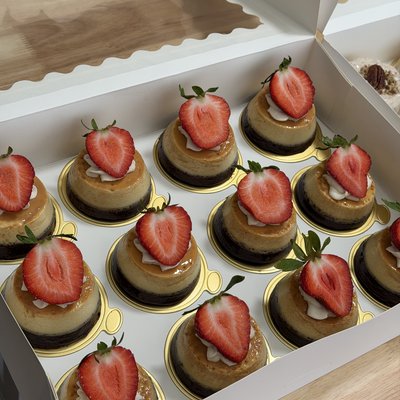 mini chocoflans 