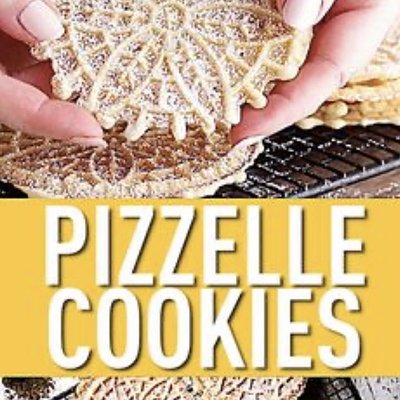 Galletas Pizzelle Vainilla 