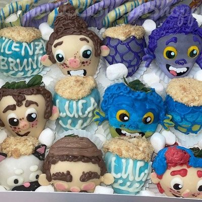 Cheesecake Stuffed Custom Theme Strawberries