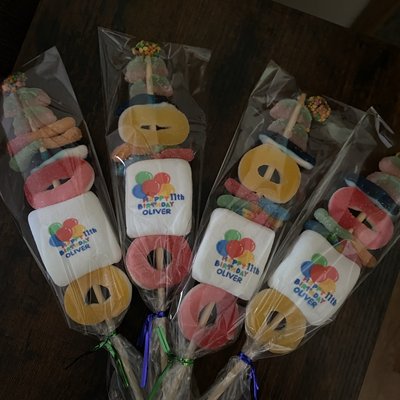 Personalized Marshmallow & Candy Kabob