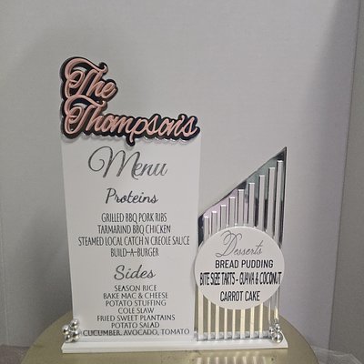 Acrylics MENU'S 