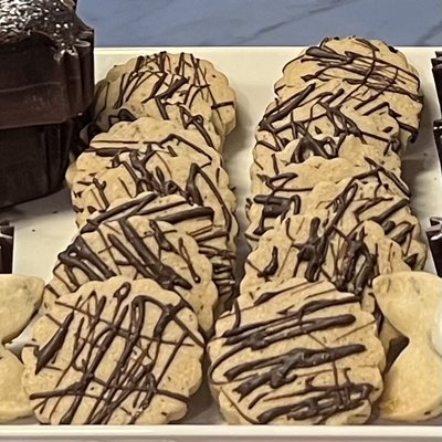 Espresso Shortbread Cookies