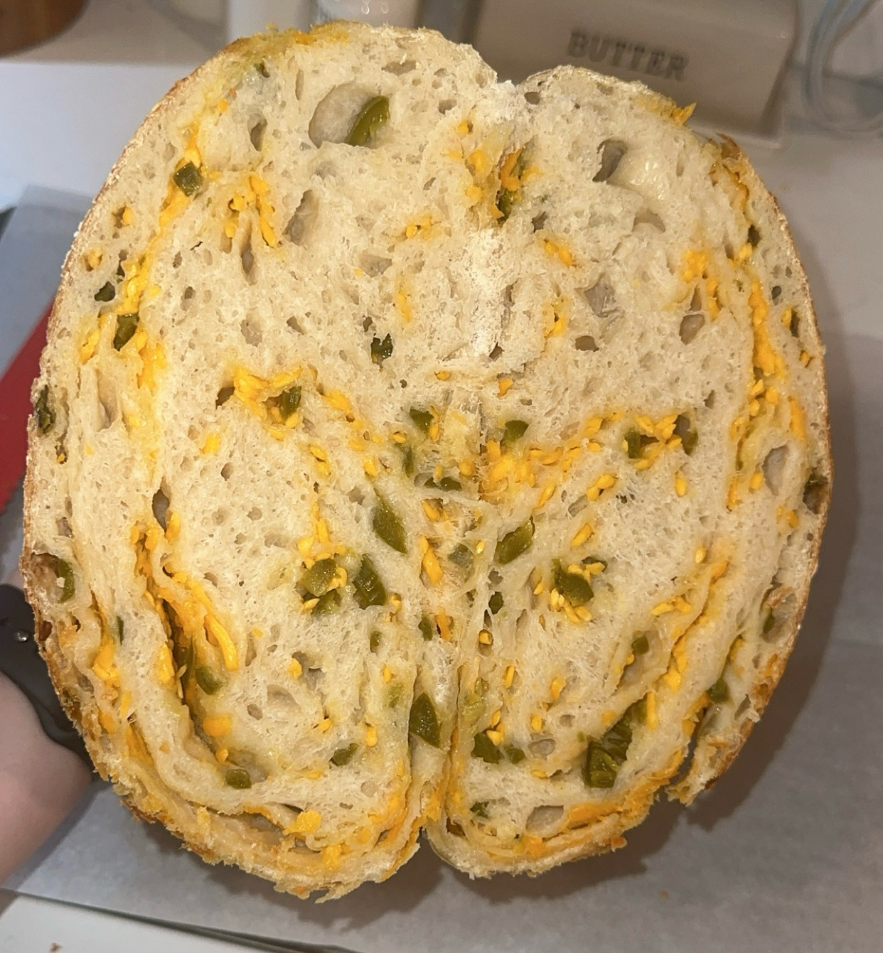 Cheddar Inferno Sourdough