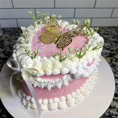 6” Heart Cake 