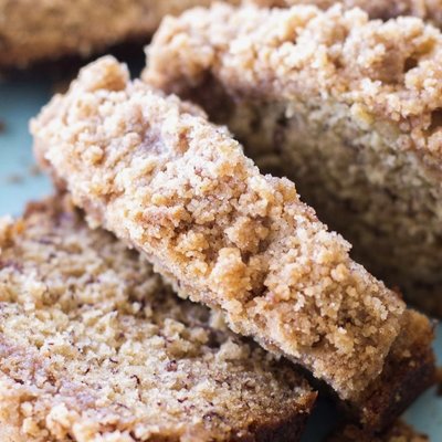 Cinnamon Kissed Banana Nut Bread