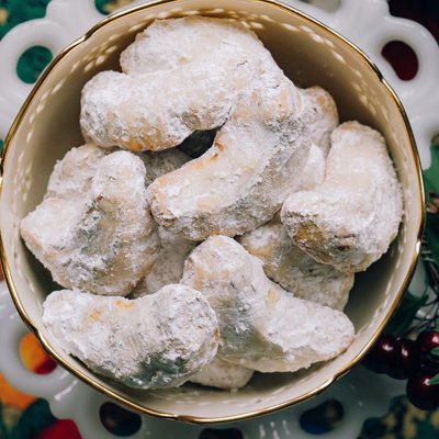 Almond Crescent Cookies (dozen)