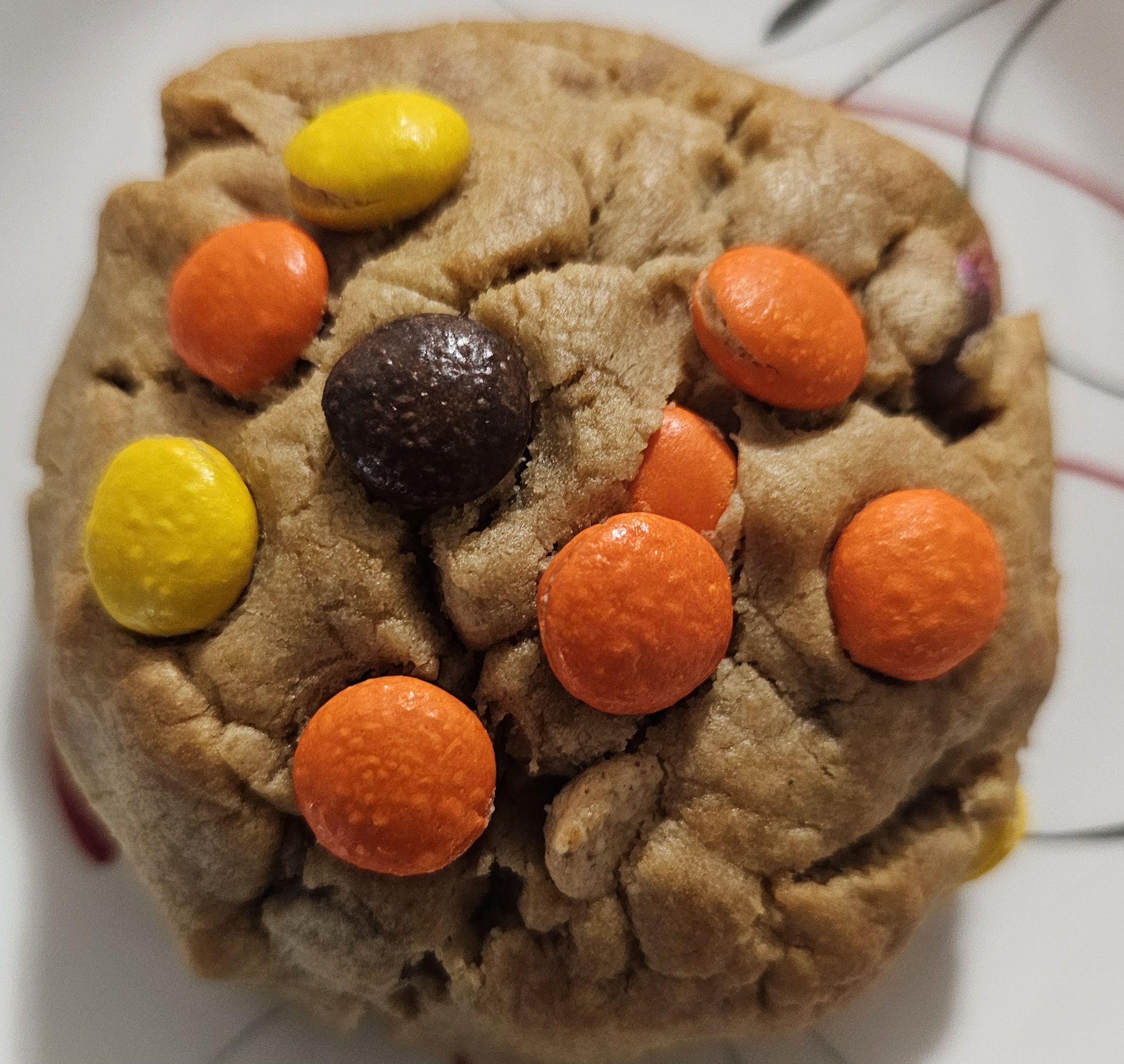 Reeses Peanut Butter Stuffed Cookie