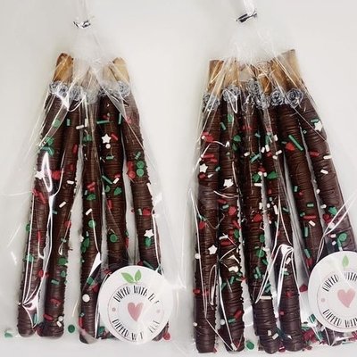 Dipped Pretzels 