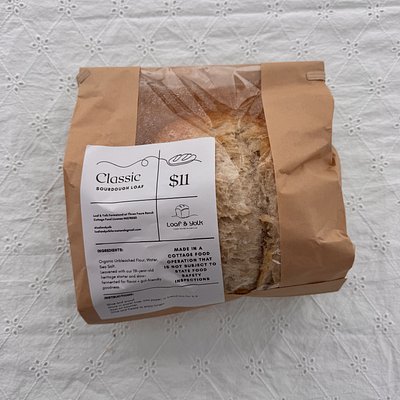 ❄️ Frozen Classic Sourdough Loaf