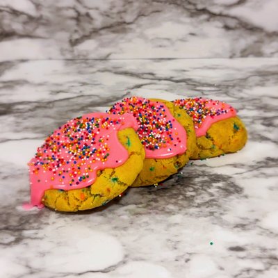 Pink Sprinkle Cookie 