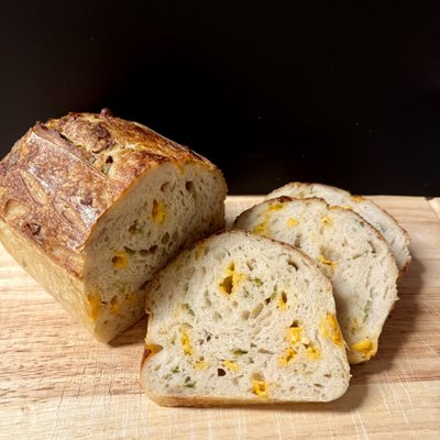 Jalapeño Cheddar Sourdough Loaf