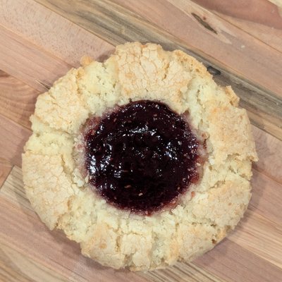 Coconut Raspberry Thumbprints (Large)