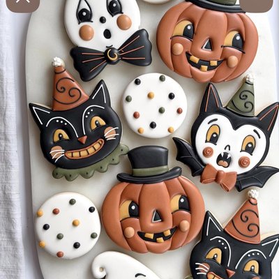 1940’s inspired Vintage Cookie Design - 1 Dozen