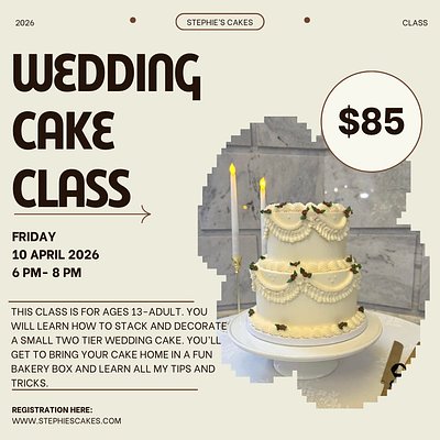 Wedding Cake Class