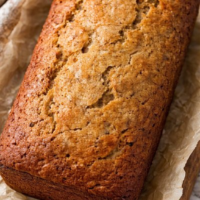 Fresh Baked Banana Bread Loaf