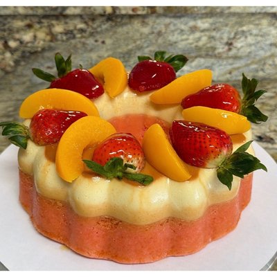 Strawberry & Peaches Fresaflan