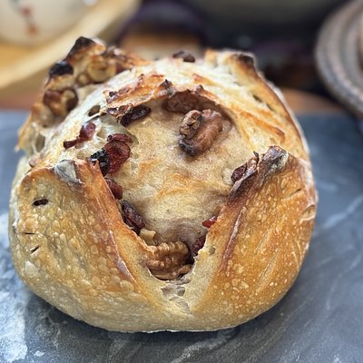 Cranberry Walnut Sourdough Boule Large