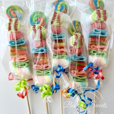 Softball Candy Kabobs