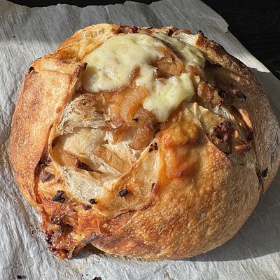 Caramelized Onions & Guyere Cheese Sourdough Loaf