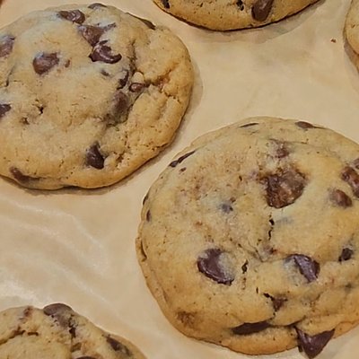 Dozen Brown Butter Sourdough Chocolate Chip Cookies 