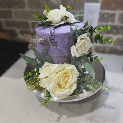 3 Layer 6” GF/DF Lemon Raspberry Cake