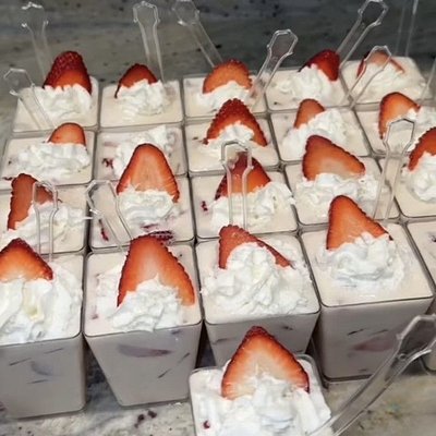 Strawberries & Cream Cups
