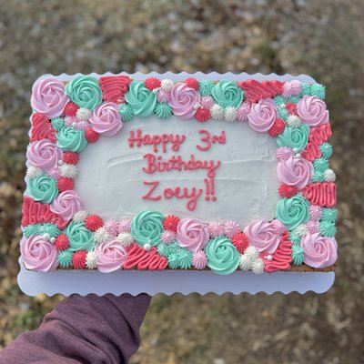 Large Stacked Cookie Cake (serves 30+)