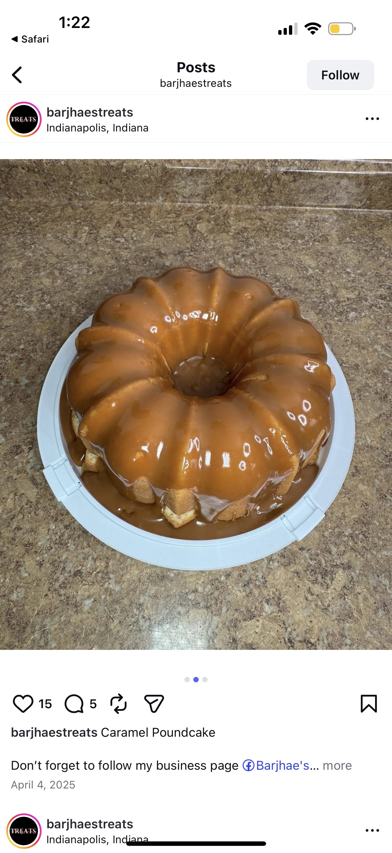 Pound Cake 