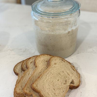 Sourdough Honey Whole Wheat Soft Sandwich Loaf
