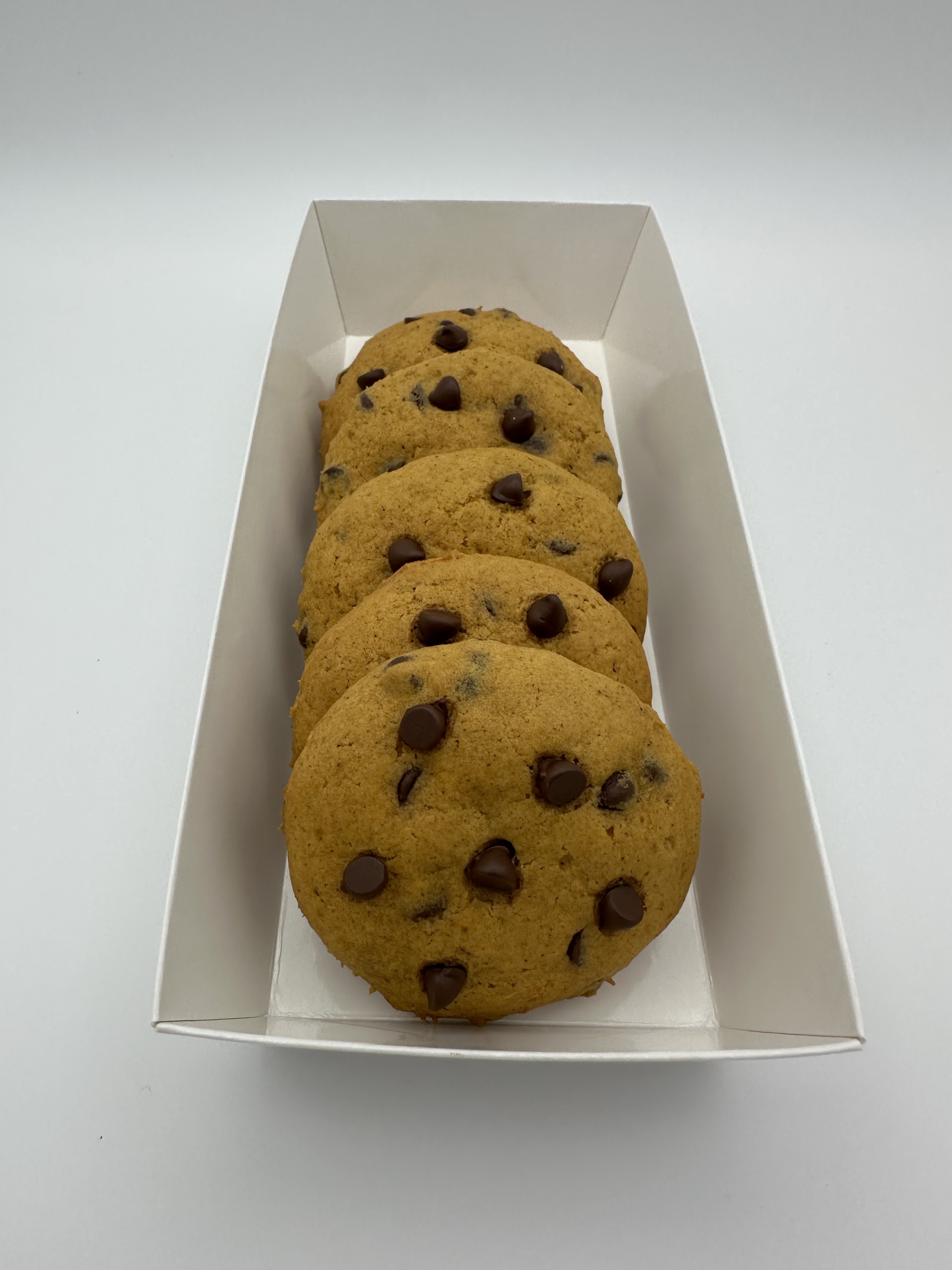 6 Pumpkin Cookies With Chocolate Chips
