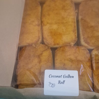 Plain Golden Coconut Roll - 12 Rolls