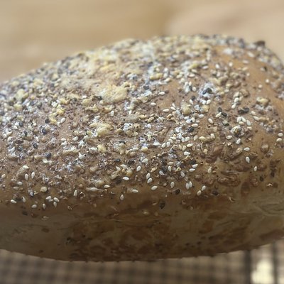 Everything White Bread With Cheddar 