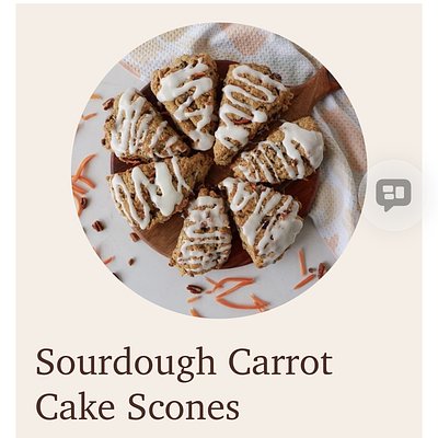 Carrot Cake Scones