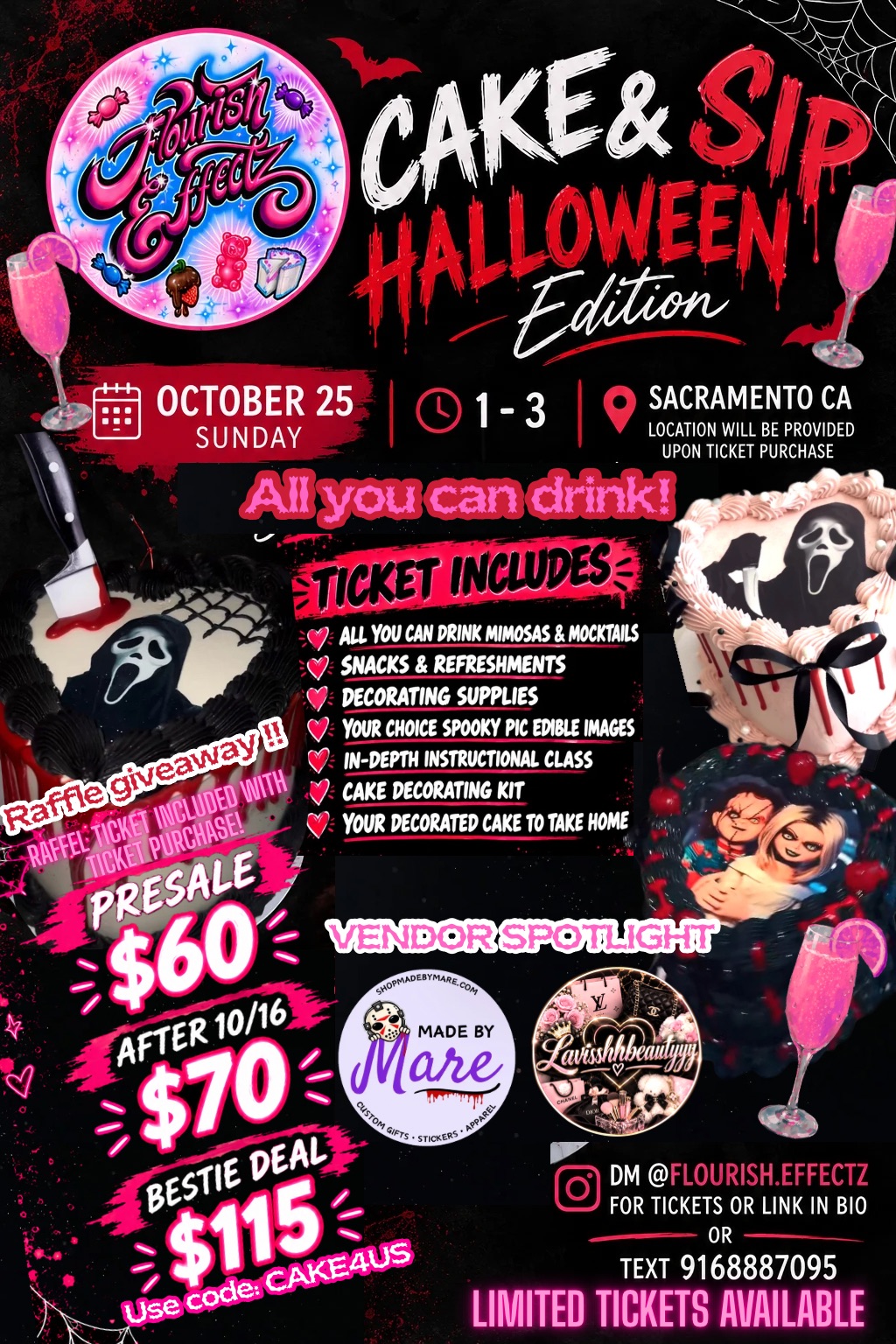 Cake & Sip 10/25