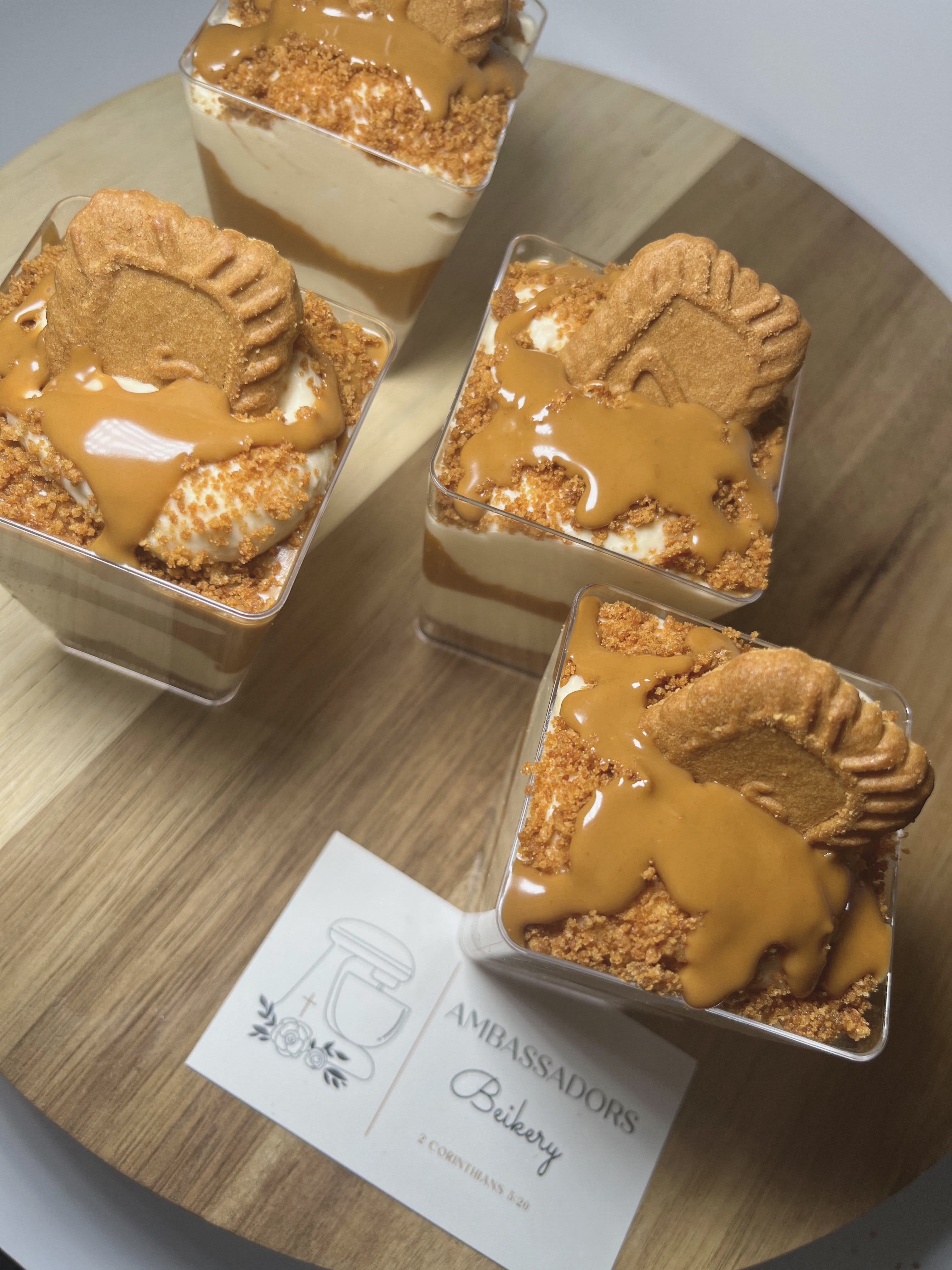 Lotus Cheesecake Shooters