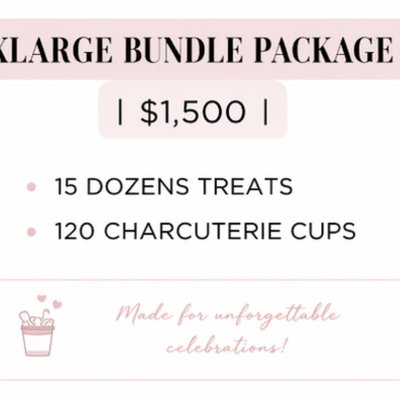 Xlarge Bundle sweets + charcuterie 