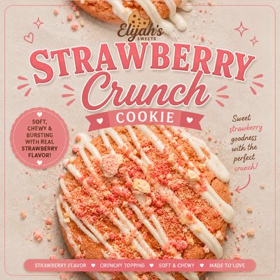 Strawberry Crunch cookie 