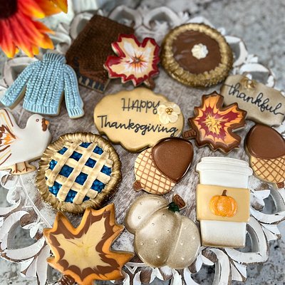 Thanksgiving Sugar Cookies 
