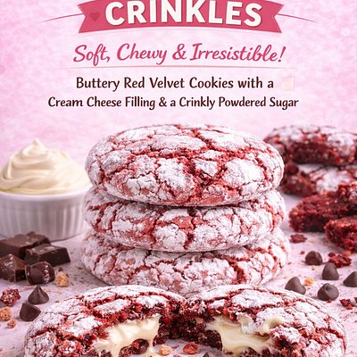 Red Velvet Crinkles