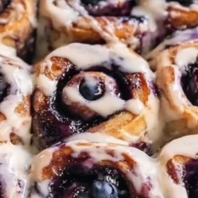 Blueberry Sourdough Cinnamon Rolls(sets Of 2)