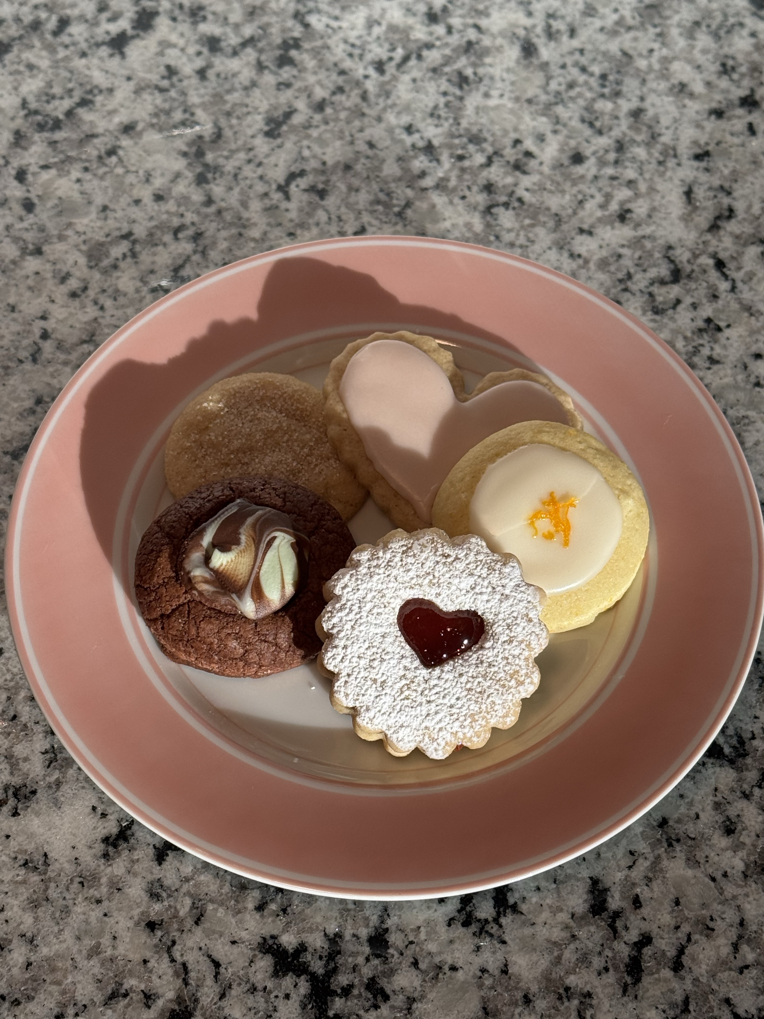 Assorted Valentine Cookies