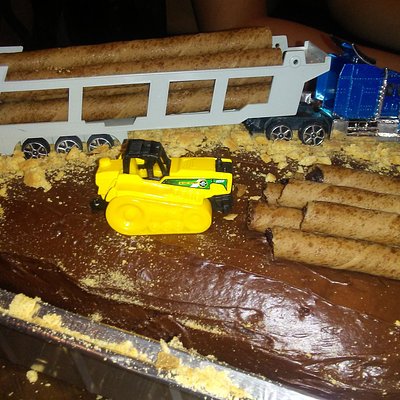 Construction Theme Cake
