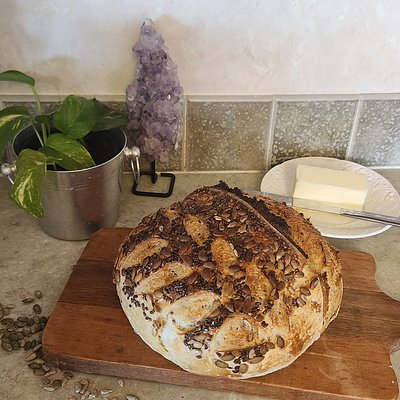 All Organic Seed Sourdough Loaf