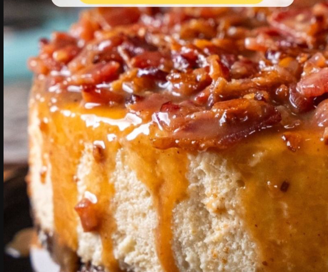 Bacon Caramel Cheesecake
