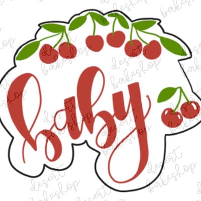 Cherry Baby Plaque STL 