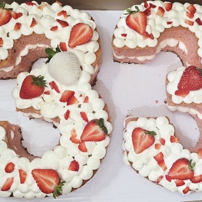 Custom Number Cakes