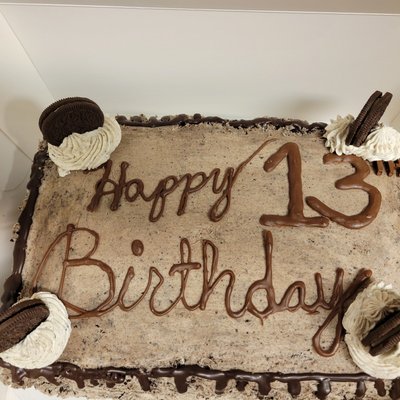 1 / 4 Sheet Cake 2 Layer