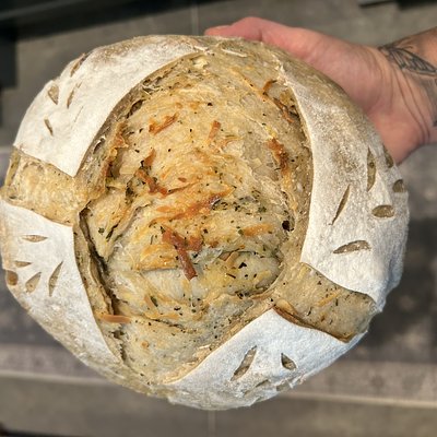 Italian herb & Cheese Sourdough