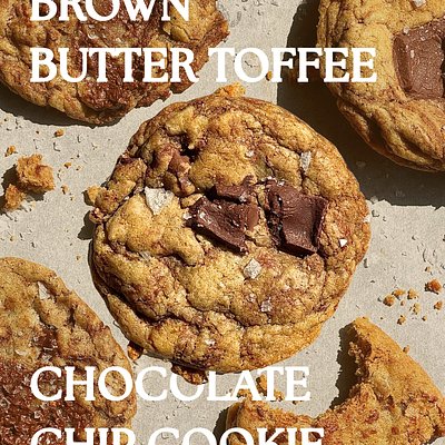 Brown Butter Toffee Chocolate Chip Cookies