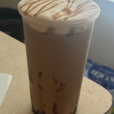 Dark Chocolate Caramel Mocha Coffee (24oz)